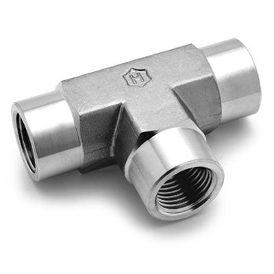 Adaptador tee 101H Ham-Let — Hembra NPT × Hembra NPT × Hembra NPT