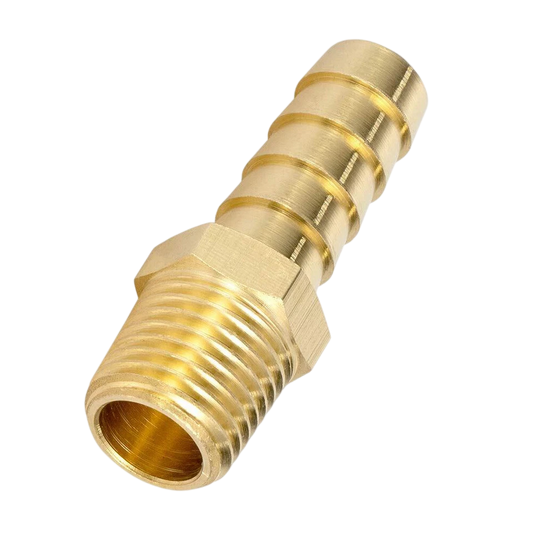 Conexión industrial serie 102 de latón espiga macho rosca NPTF - Configura sus medidas