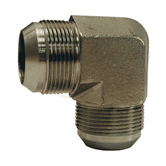 Adaptador Hidráulico Serie 1234 - Codo 90º Macho JIC 37º — render Dixon
