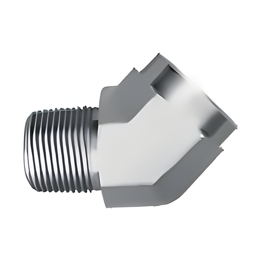 Adaptador Hidráulico Serie 5503 - Codo 45º Macho NPTF x Hembra NPTF — render Dixon