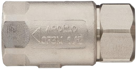 Válvula Industrial Check de asiento cónico Hembra NPT x Hembra NPT - Configurable sus medidas