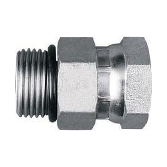Adaptador Hidráulico Serie 6900 - Macho SAE O-Ring x Hembra NPSM Giratoria — render Dixon