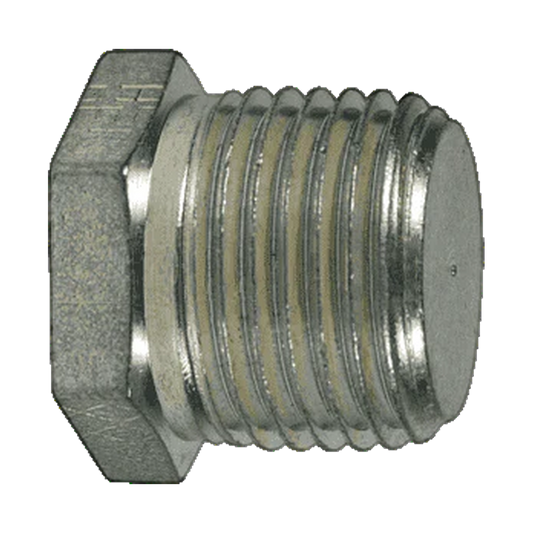 Adaptador hidráulico serie 1251H rosca tapón NPTF cabeza hexagonal -Configura sus medidas