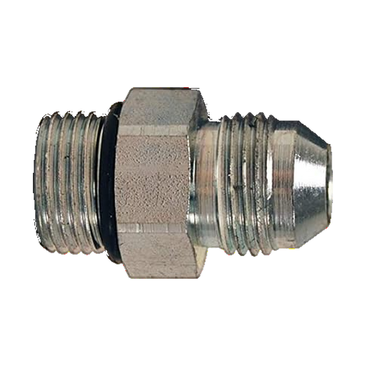 Adaptador recto hidráulico serie 1231 rosca macho JIC 37º x Macho SAE O-Ring -Configura sus medidas
