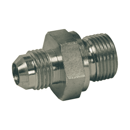 Adaptador Hidráulico Serie B3800 - Macho JIC 37º x Macho BSPP — render Dixon