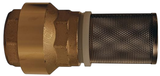 Válvula Industrial Check serie BVF en latón de acción por resorte con colador hembra NPT - Configurable en medidas