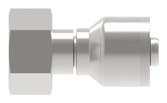 Recta — Danfoss 4S Series Crimp Hose Fittings Female Swivel DIN 24 Seat 4SXXDS12 (CENTER)