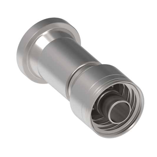 Conexión recta hidráulica serie 1A*FL* brida dividida código 61 SAE- Configuración de diamtero y conexión de manguera