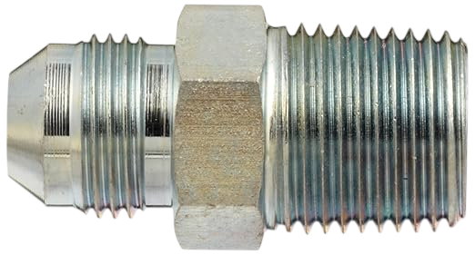 Adaptador Hidráulico serie 2404 Unión Macho JIC 37º x Macho NPTF - Configura sus medidas