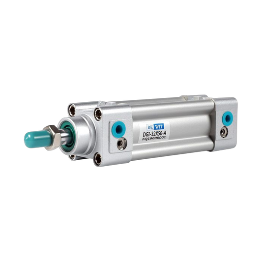 Cilindro neumático serie DGI ISO VDMA 6431 doble efecto - Configurable embolo x carrera