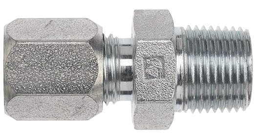 Adaptador Hidráulico serie FLC2404 Tubing x Macho NPTF - Configura sus medidas