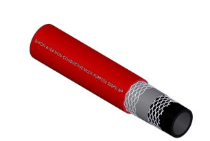 Manguera Industrial A104 multiservicio color roja para aire, agua y uso General- Venta en Centimetros y Configura sus medidas