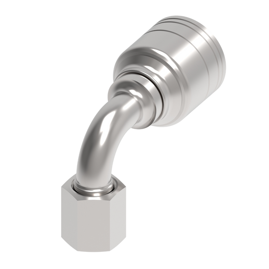 Conexión codo hidráulica 90° serie 1A*DLB* hembra giratoria DKO servicio ligero- Configuración de diamtero y conexión de manguera