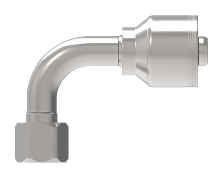 Codo 90° — Danfoss 4S Series Crimp Hose Fittings Female JIC/37 Swivel 90 Elbow 4SAXXFJB12 (CENTER)