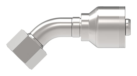 Codo 45° — Danfoss 4S Series Crimp Hose Fittings Female ORS Swivel 45 Elbow 4SAXXFRA12 (CENTER)