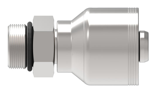 Conexión recta macho ORB para manguera de 4 espirales serie 4S - Configura sus Medidas