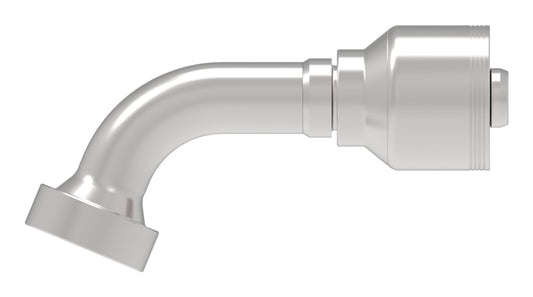 Brida codo de 67.5° Cat 6000 psi para manguera de 4 espirales serie 4S - Configura sus Medidas