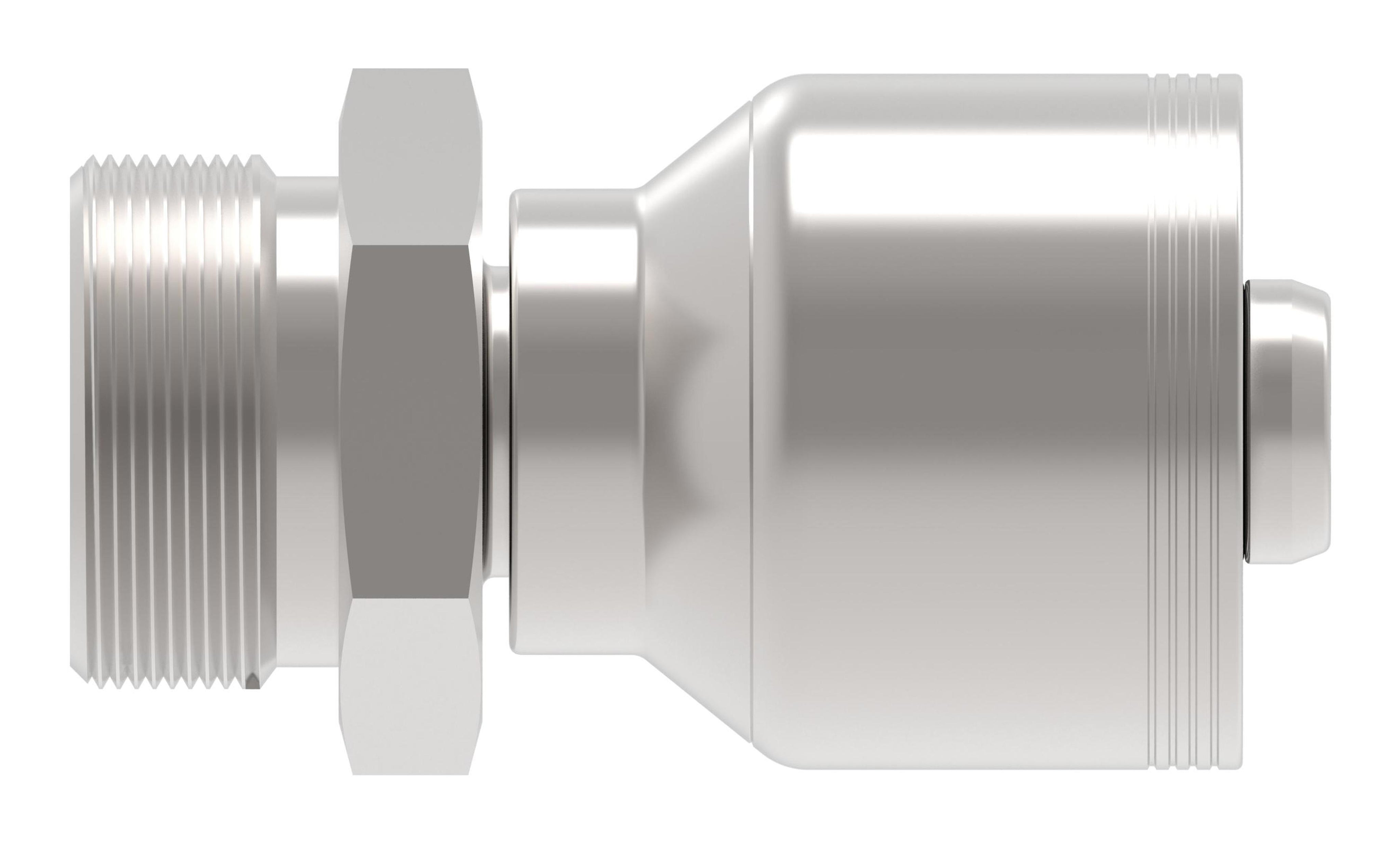 Recta — Danfoss 4S Series Crimp Hose Fittings Male DIN 24 Seat 4SXXEK12 (CENTER)