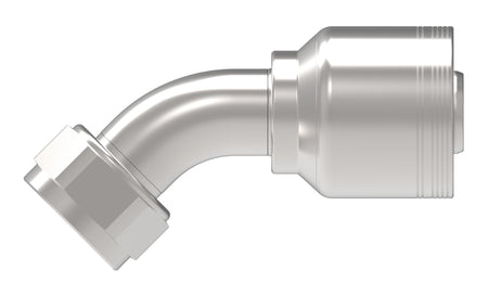 Codo 45° — Danfoss 6S Series Crimp Hose Fittings Female JIC/37 Swivel 45 Elbow 6SAXXFJA20 (CENTER)