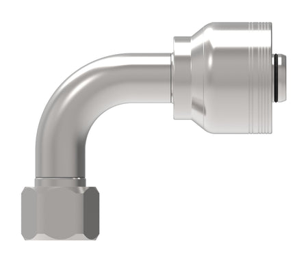 Codo 90° — Danfoss 6S Series Crimp Hose Fittings Female JIC/37 Swivel 90 Elbow 6SAXXFJB16 (CENTER)
