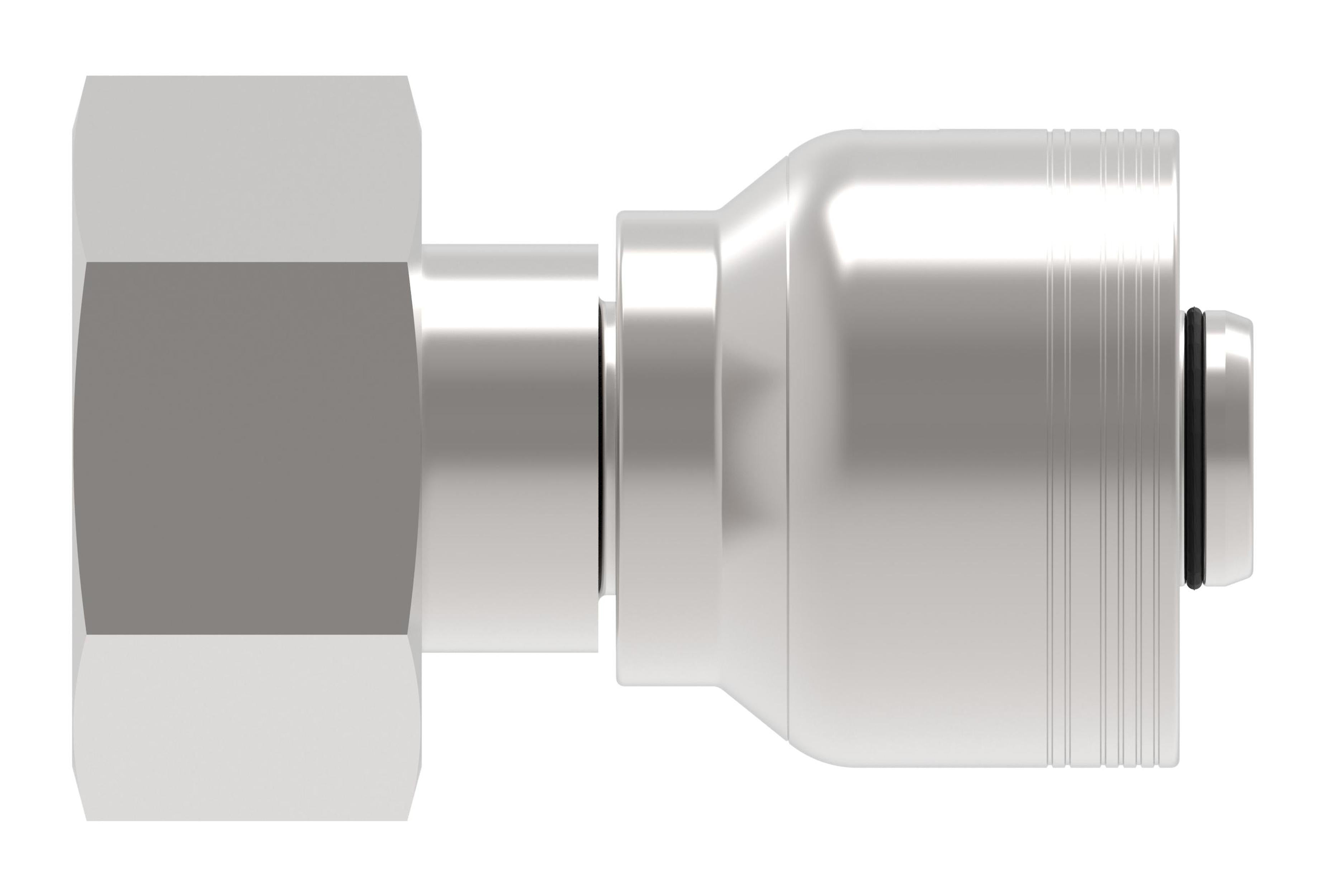 Recta — Danfoss 6S Series Crimp Hose Fittings Female Swivel DIN 24 Seat 6SXXDS16 (CENTER)